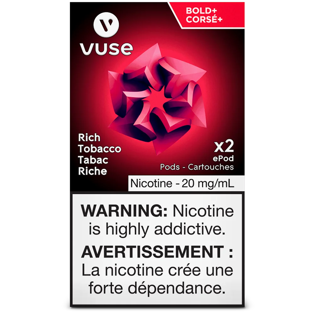 VUSE ePod Rich Tobacco Bold+ (20mg/mL) (2pk)