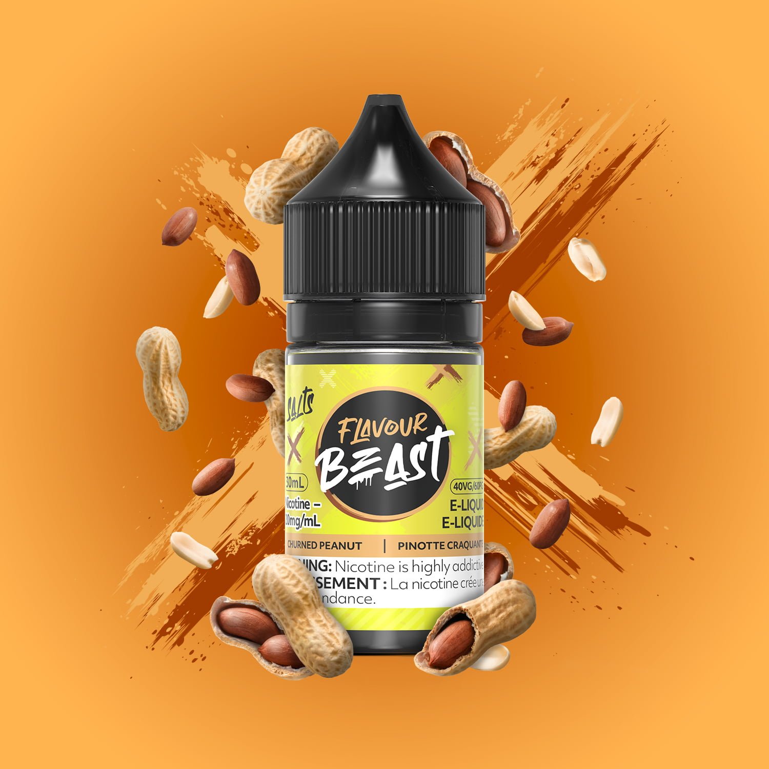 Flavour Beast E-Liquid - Churned Peanut 30mL (20mg/mL)