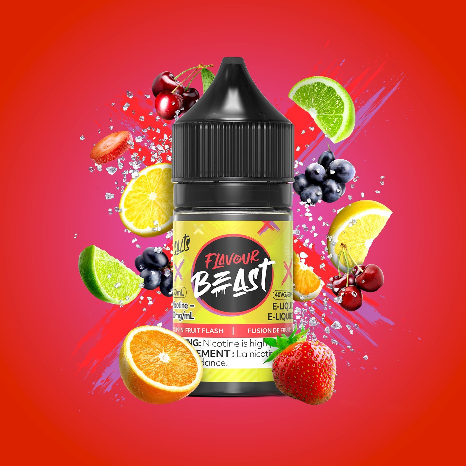 Flavour Beast E-Liquid - Flippin' Fruit Flash 30mL (20mg/mL)