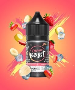 Flavour Beast E-Liquid - STR8 UP Strawberry Banana Iced 30mL (20mg/mL)