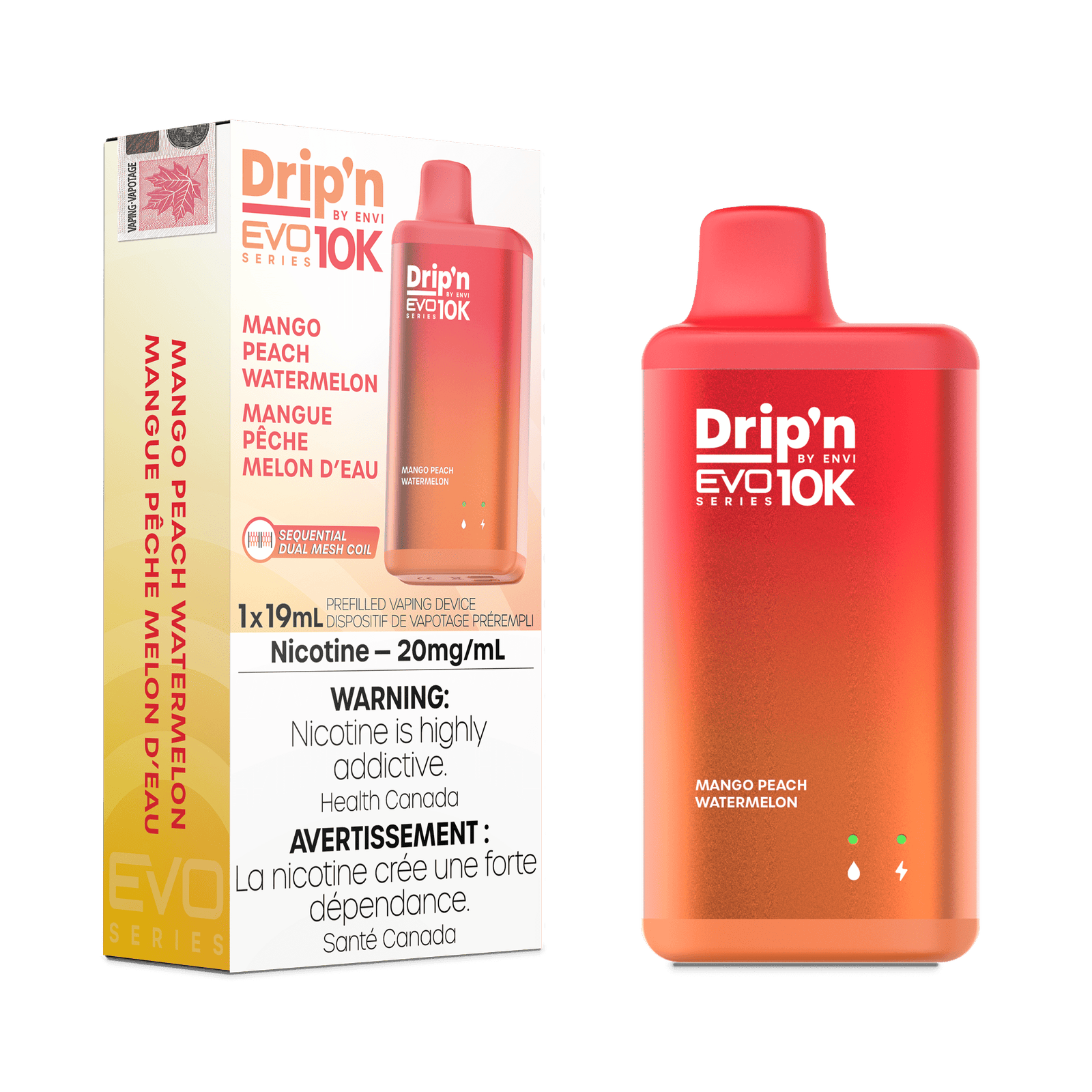 Drip'n EVO 10K - Mango Peach Watermelon (20mg/mL)