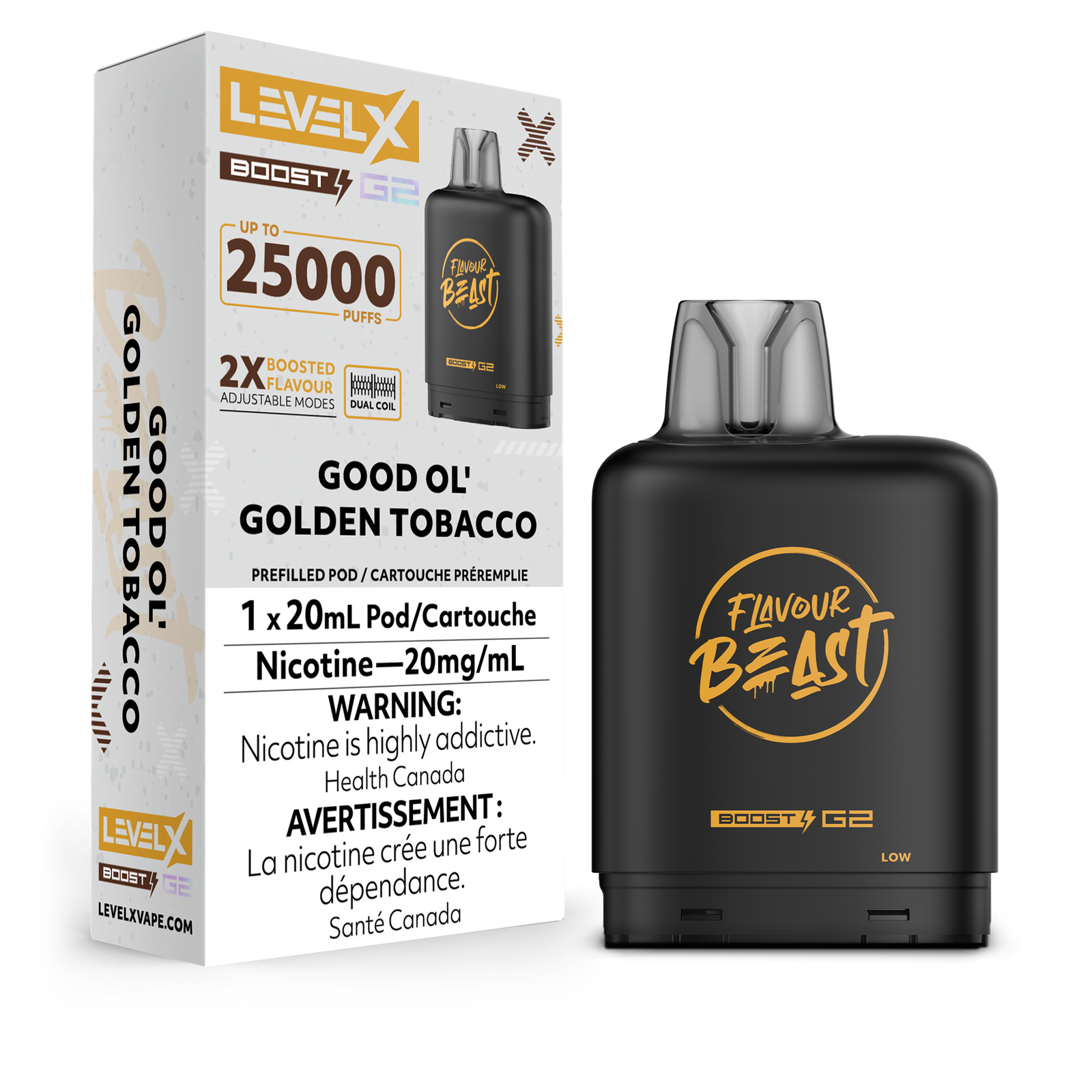 Level X FB G2 Boost - Good Ol' Golden Tobacco