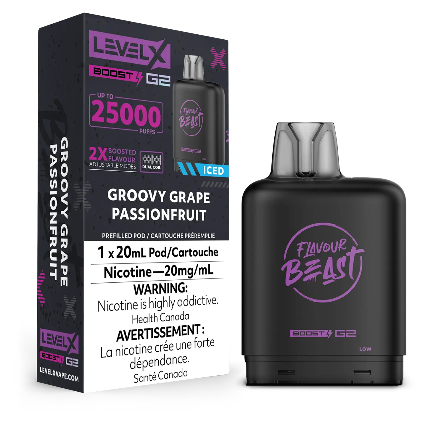 Level X FB G2 Boost - Groovy Grape Passionfruit