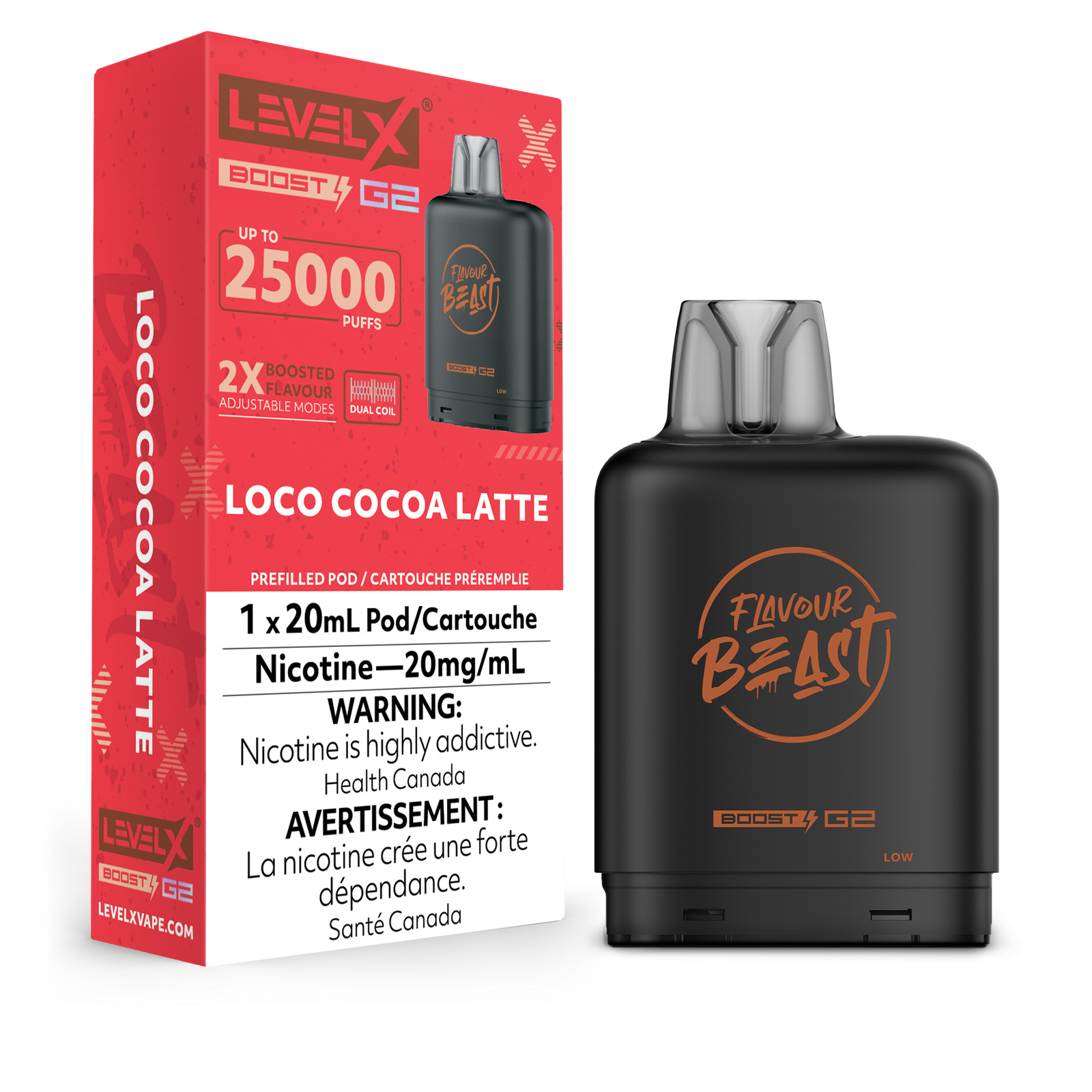 Level X FB G2 Boost - Loca Cocoa Latte