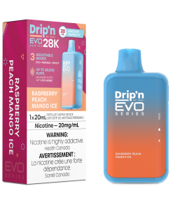 Drip'n EVO 28K - Raspberry Peach Mango Ice