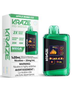Kraze HD Mega 20K - Apple Bomb Ice
