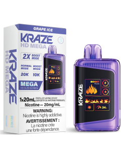 Kraze HD Mega 20K - Grape Ice