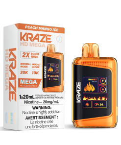 Kraze HD Mega 20K - Peach Mango Ice