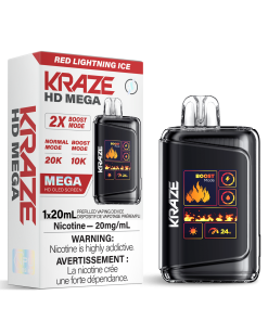 Kraze HD Mega 20K - Red Ligntning Ice