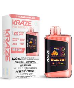 Kraze HD Mega 20K - Strawberry Ice