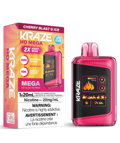 Kraze HD Mega 20K - Cherry Blast G Ice