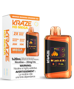 Kraze HD Mega 20K - Mango Banana Orange Ice