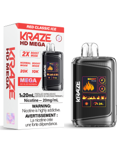 Kraze HD Mega 20K - Red Classic Ice