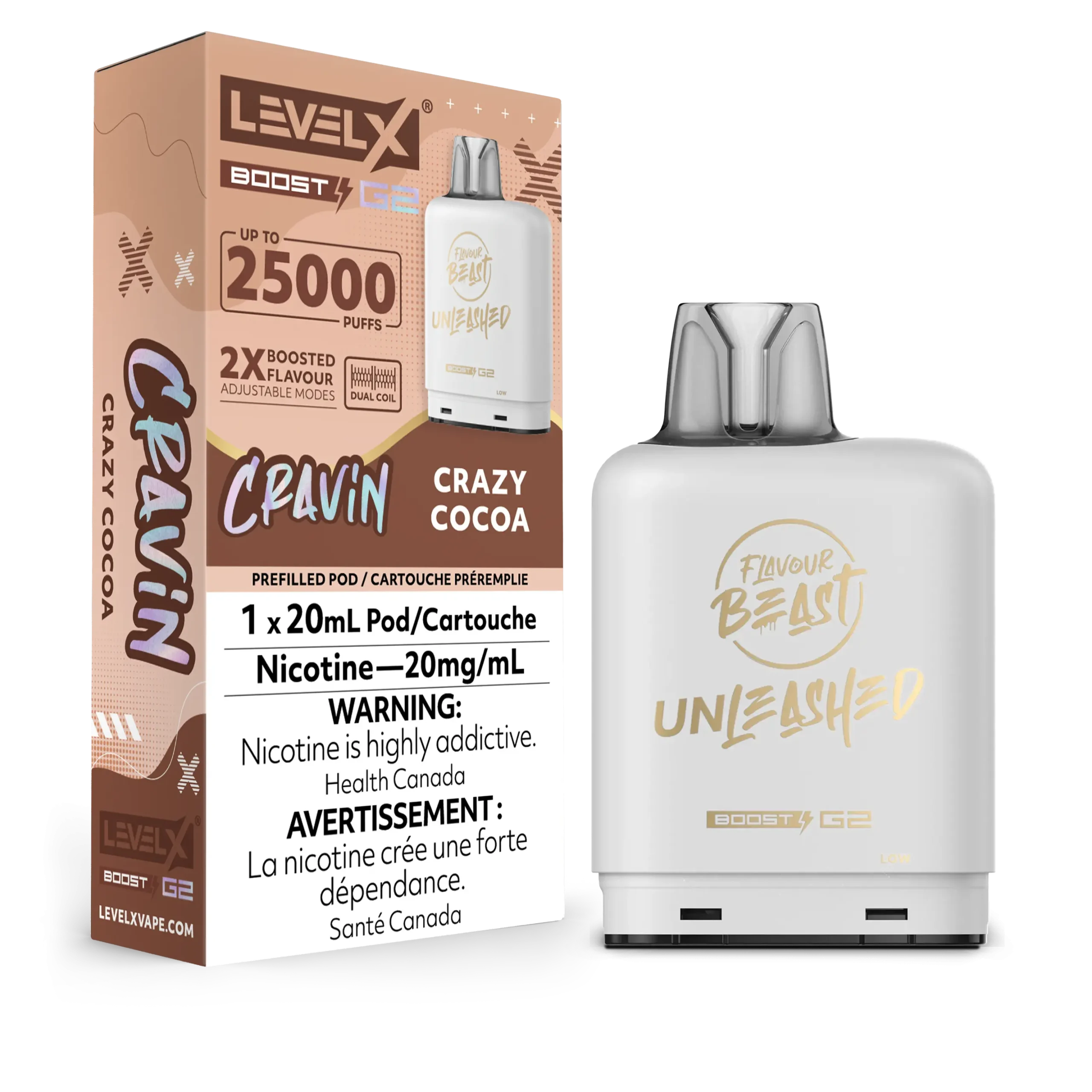 Level X FB Unleashed G2 Boost - Cravin Crazy Cocoa