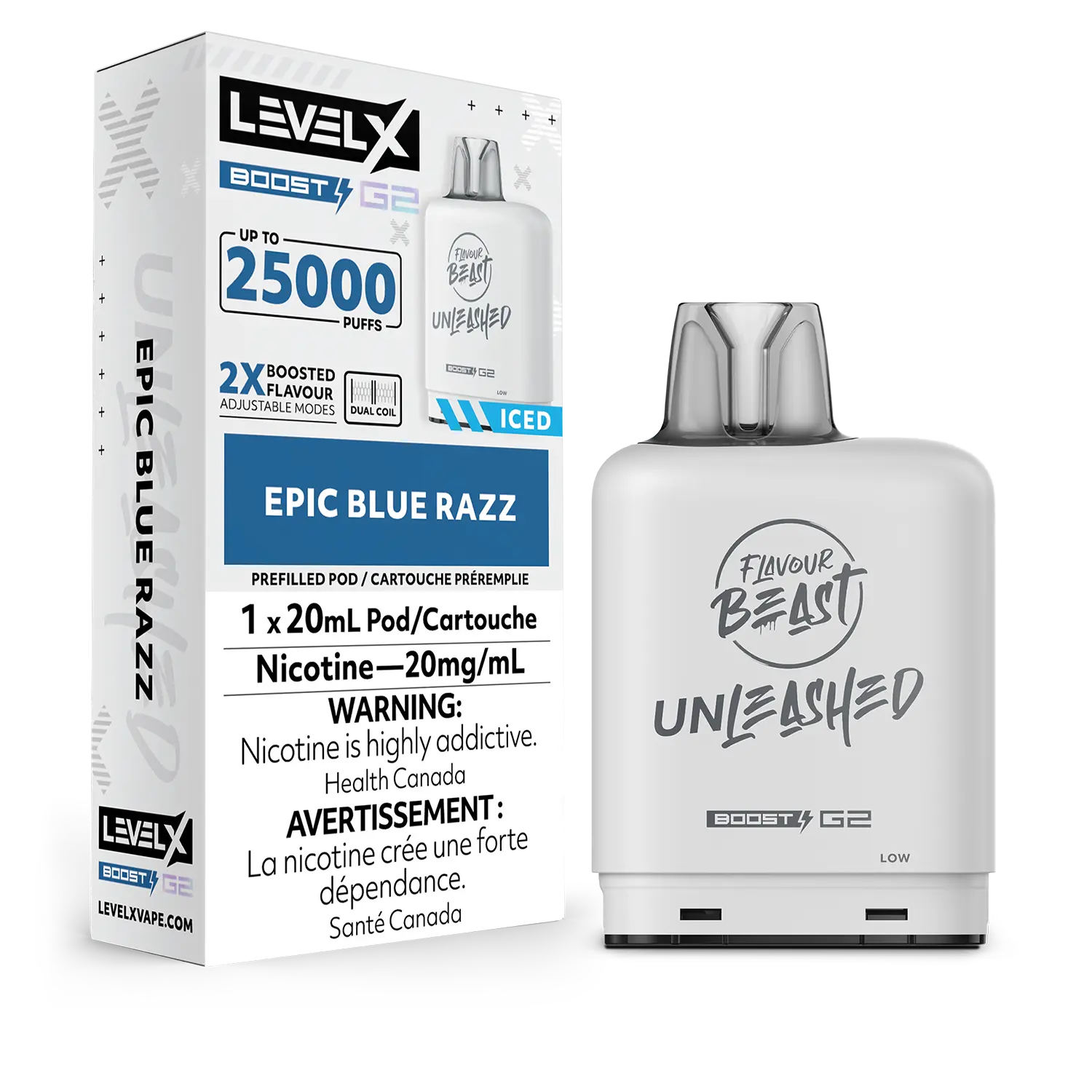 Level X FB Unleashed G2 Boost - Epic Blue Razz