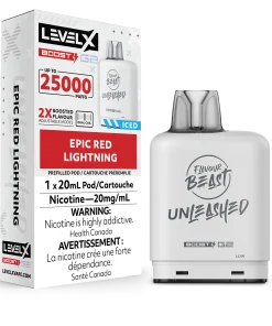 Level X FB Unleashed G2 Boost - Epic Red Lightning