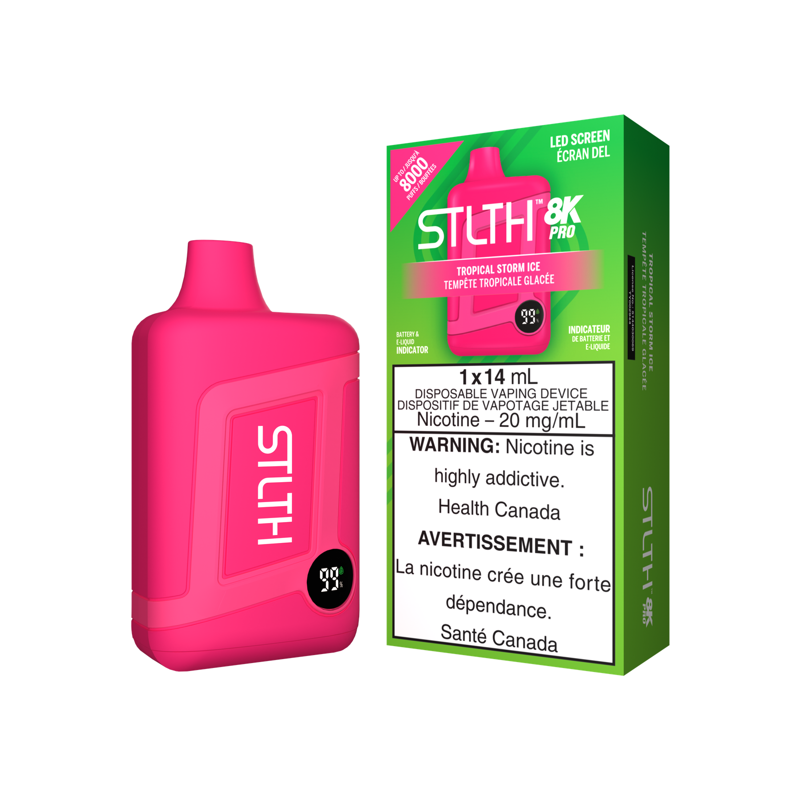 STLTH 8K PRO - Tropical Storm Ice