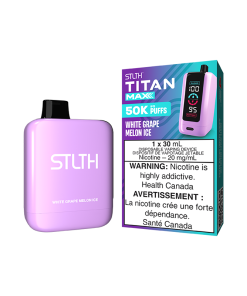 STLTH TITAN MAX 50K - White Grape Melon Ice