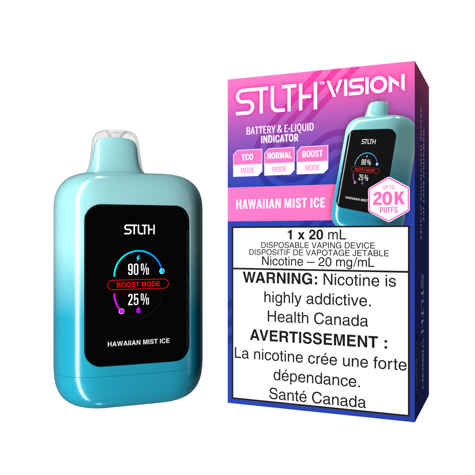 STLTH VISION 20K - Hawaiian Mist Ice