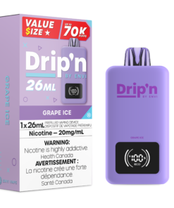 Drip'n By Envi 70K Disposable 26ml - Grape Ice