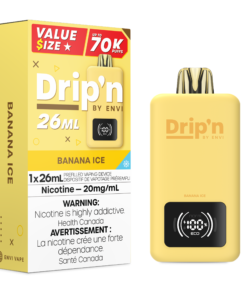 Drip'n By Envi 70K Disposable 26ml - Banana Ice