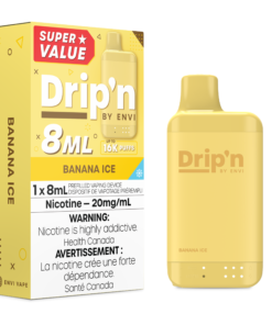 Drip'n by Envi 16K Disposable 8ML - Banana Ice