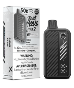 Flavour Beast-Beast Mode Max 2  50K Puffs - Clear