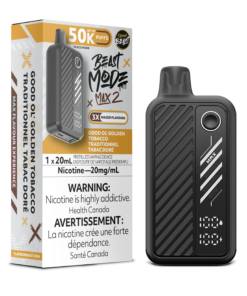 Flavour Beast-Beast Mode Max 2  50K Puffs - Good Ol' Golden Tobacco