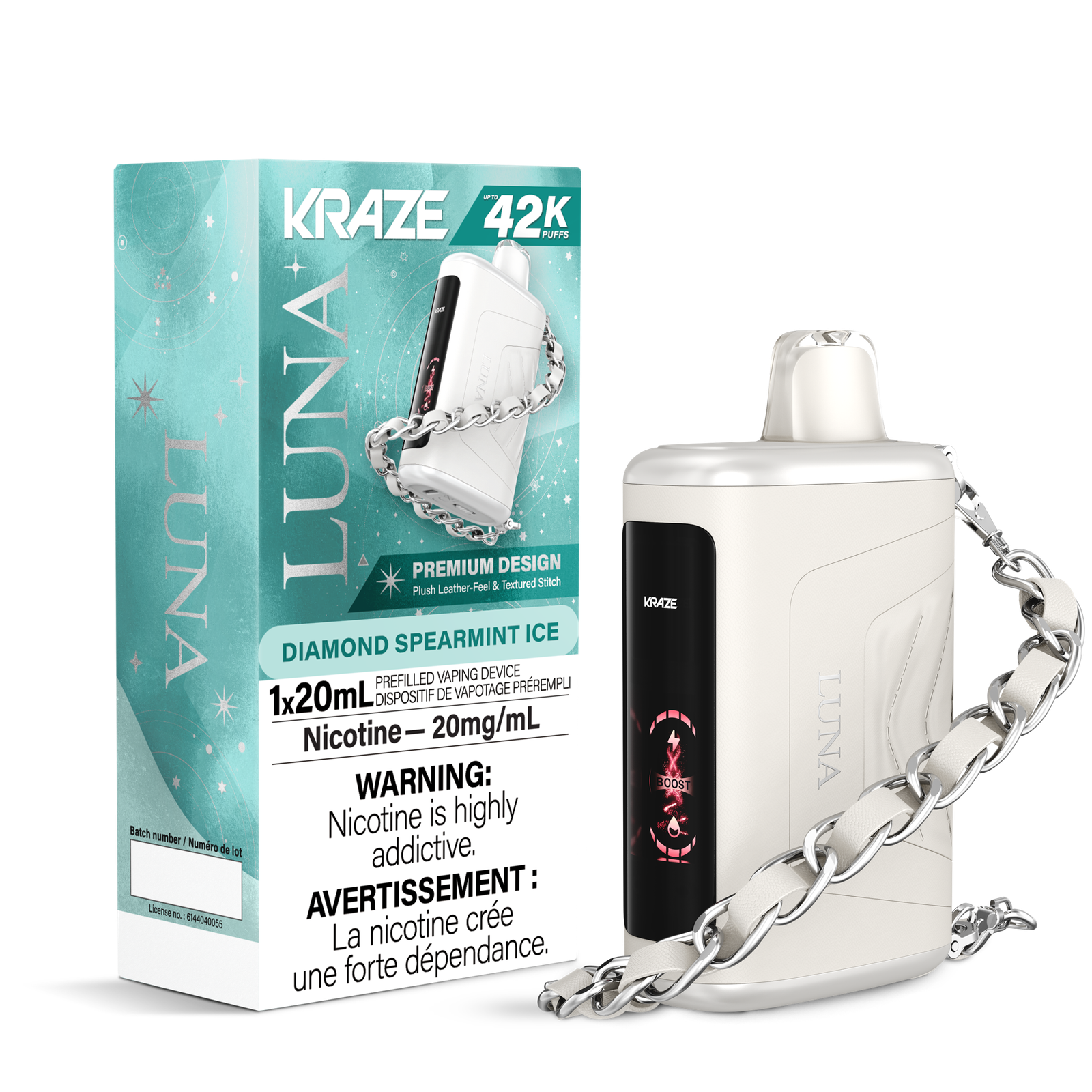 KRAZE LUNA 42K - Diamond Spearmint Ice