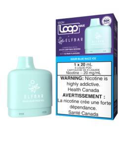 Stlth Loop Max X Elfbar Pod 50K - Sour Blue Razz Ice