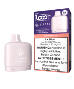 Stlth Loop Max X Elfbar Pod 50K - White Peach Ice
