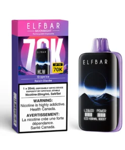 ELFBAR MOONNIGHT 70K PUFFS - Grape Ice