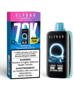 ELFBAR MOONNIGHT 70K PUFFS - Blue Razz Ice