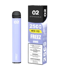 O2 2500 Puffs Disposable Vape - Freez