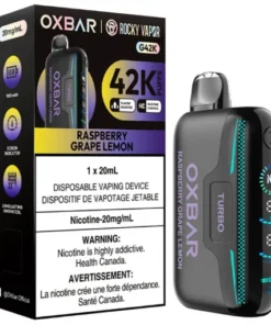 Oxbar Rocky Vapor G 42K Puffs - Raspberry Grape Lemon